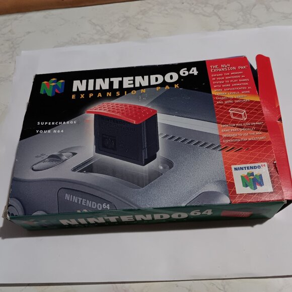 BOX ONLY N64 Expansion Pak Replacement Nintendo 64 Case Only - Picture 1 of 4
